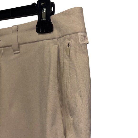 Lululemon Mens Commission Pant Slim Warpstreme Size 32 Beige - Picture 9 of 11